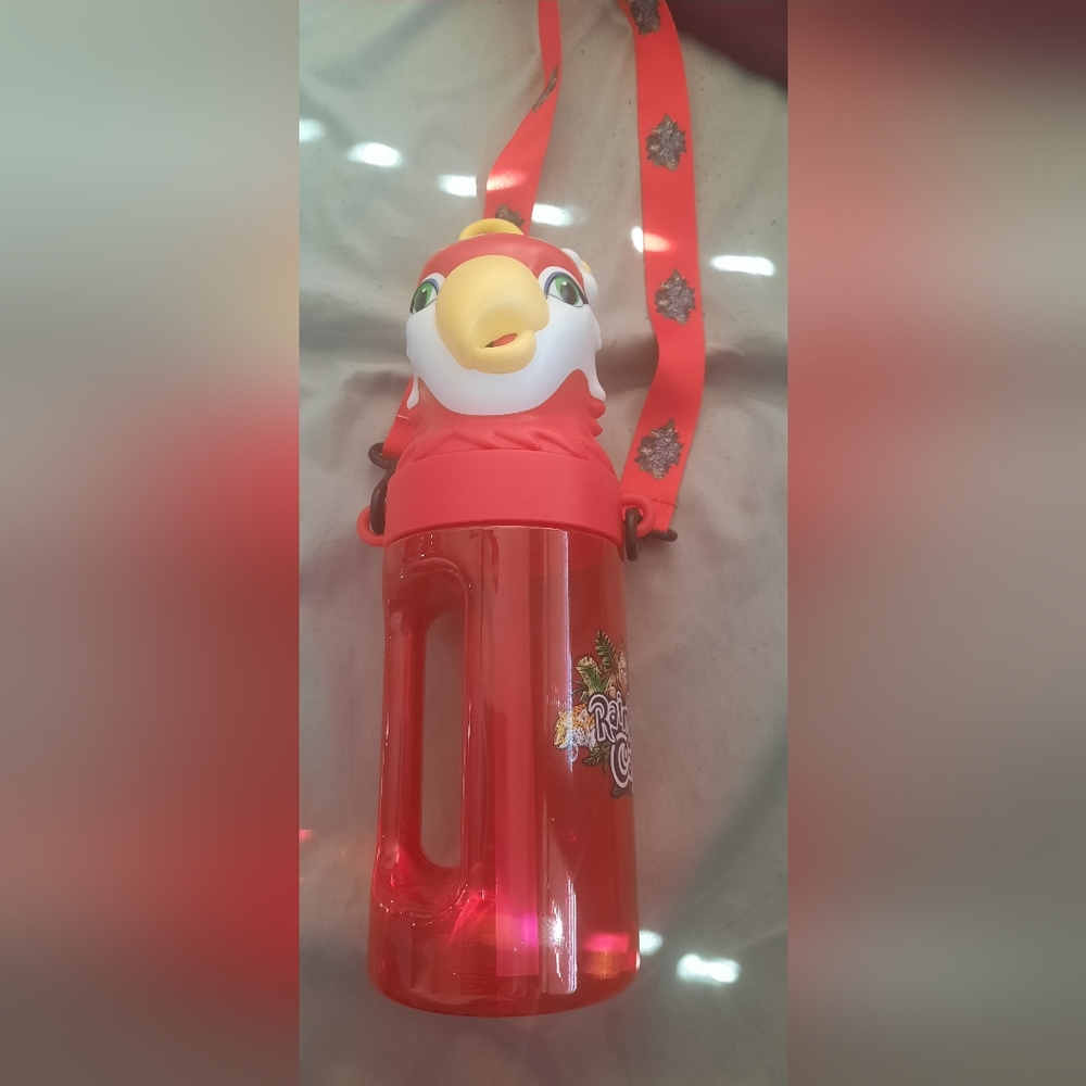 RAINFOREST Vibrant Red Bird Sipper